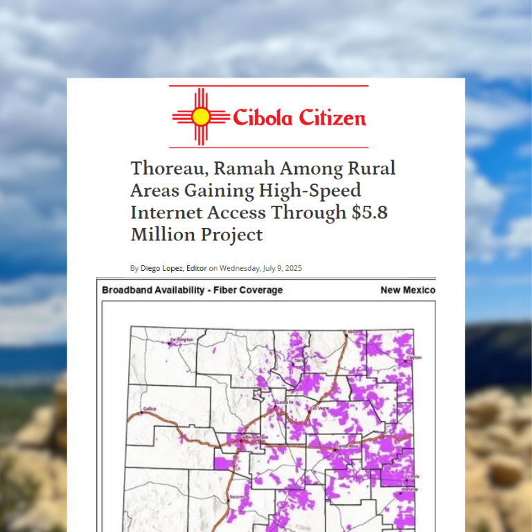 Cibola Citizen featuring Oso Internet Solutions